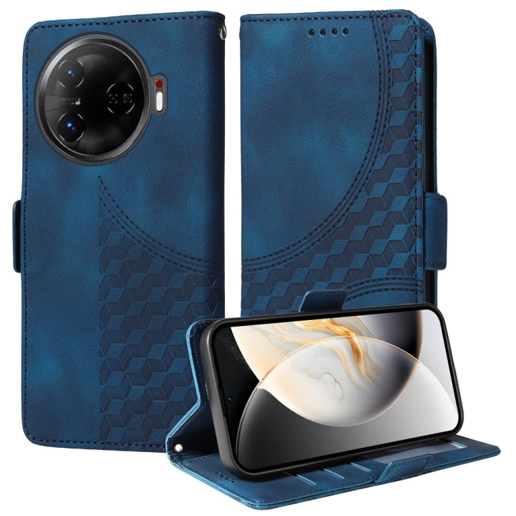 Embossed Rhombus Starry Leather Phone Case, For Tecno Camon 30S / Camon 30S Pro, For Tecno Spark 30 5G / Pova 6 Neo 5G, For Tecno Spark 30 Pro 4G, For Tecno Spark 30 4G, For Tecno Spark Go 1 / Pop 9 / Spark Go 2025, For Tecno Spark 30C                 ...