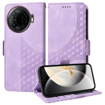 Embossed Rhombus Starry Leather Phone Case, For Tecno Camon 30S / Camon 30S Pro, For Tecno Spark 30 5G / Pova 6 Neo 5G, For Tecno Spark 30 Pro 4G, For Tecno Spark 30 4G, For Tecno Spark Go 1 / Pop 9 / Spark Go 2025, For Tecno Spark 30C                 ...