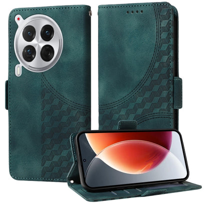Embossed Rhombus Starry Leather Phone Case, For Tecno Camon 30S / Camon 30S Pro, For Tecno Spark 30 5G / Pova 6 Neo 5G, For Tecno Spark 30 Pro 4G, For Tecno Spark 30 4G, For Tecno Spark Go 1 / Pop 9 / Spark Go 2025, For Tecno Spark 30C                 ...