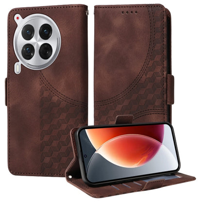 Embossed Rhombus Starry Leather Phone Case, For Tecno Camon 30S / Camon 30S Pro, For Tecno Spark 30 5G / Pova 6 Neo 5G, For Tecno Spark 30 Pro 4G, For Tecno Spark 30 4G, For Tecno Spark Go 1 / Pop 9 / Spark Go 2025, For Tecno Spark 30C                 ...