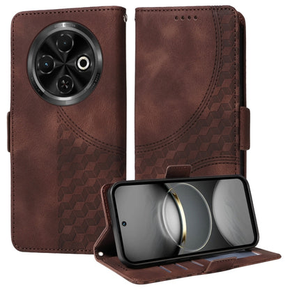 Embossed Rhombus Starry Leather Phone Case, For Tecno Camon 30S / Camon 30S Pro, For Tecno Spark 30 5G / Pova 6 Neo 5G, For Tecno Spark 30 Pro 4G, For Tecno Spark 30 4G, For Tecno Spark Go 1 / Pop 9 / Spark Go 2025, For Tecno Spark 30C                 ...