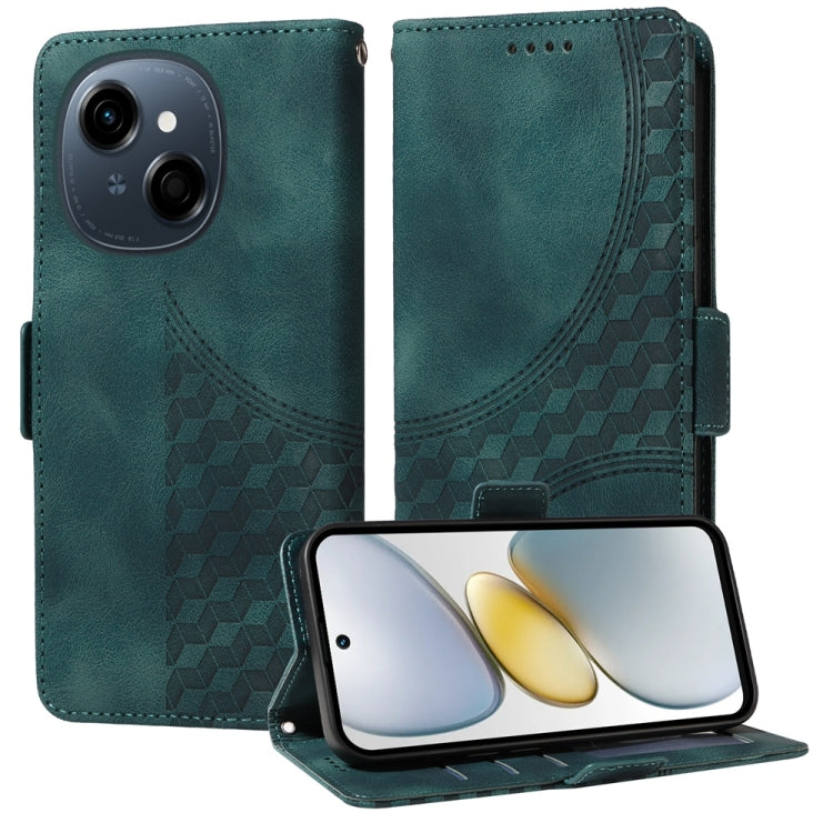 Embossed Rhombus Starry Leather Phone Case, For Tecno Camon 30S / Camon 30S Pro, For Tecno Spark 30 5G / Pova 6 Neo 5G, For Tecno Spark 30 Pro 4G, For Tecno Spark 30 4G, For Tecno Spark Go 1 / Pop 9 / Spark Go 2025, For Tecno Spark 30C                 ...
