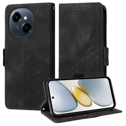Embossed Rhombus Starry Leather Phone Case, For Tecno Camon 30S / Camon 30S Pro, For Tecno Spark 30 5G / Pova 6 Neo 5G, For Tecno Spark 30 Pro 4G, For Tecno Spark 30 4G, For Tecno Spark Go 1 / Pop 9 / Spark Go 2025, For Tecno Spark 30C                 ...