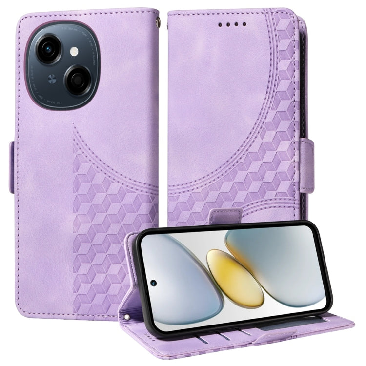 Embossed Rhombus Starry Leather Phone Case, For Tecno Camon 30S / Camon 30S Pro, For Tecno Spark 30 5G / Pova 6 Neo 5G, For Tecno Spark 30 Pro 4G, For Tecno Spark 30 4G, For Tecno Spark Go 1 / Pop 9 / Spark Go 2025, For Tecno Spark 30C                 ...