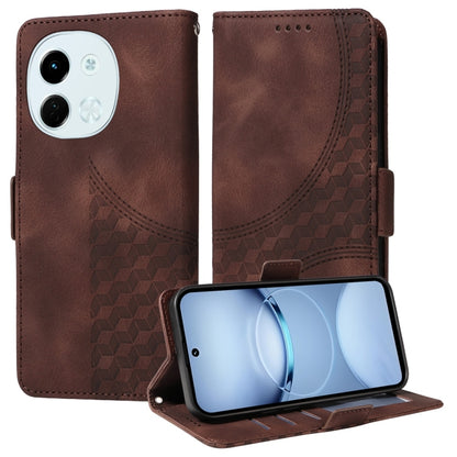 Embossed Rhombus Starry Leather Phone Case, For Tecno Camon 30S / Camon 30S Pro, For Tecno Spark 30 5G / Pova 6 Neo 5G, For Tecno Spark 30 Pro 4G, For Tecno Spark 30 4G, For Tecno Spark Go 1 / Pop 9 / Spark Go 2025, For Tecno Spark 30C                 ...