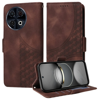 Embossed Rhombus Starry Leather Phone Case, For Tecno Camon 30S / Camon 30S Pro, For Tecno Spark 30 5G / Pova 6 Neo 5G, For Tecno Spark 30 Pro 4G, For Tecno Spark 30 4G, For Tecno Spark Go 1 / Pop 9 / Spark Go 2025, For Tecno Spark 30C                 ...