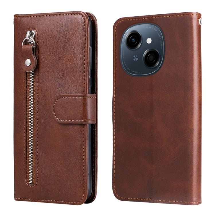 Fashion Calf Texture Zipper Leather Phone Case, For Tecno Spark 40 5G / Spark Go 5G 2025, For Tecno Spark 40C, For Tecno Pova 7 Pro 5G, For Tecno Pova 7 5G, For Tecno Spark 40 Pro+ 4G, For Tecno Spark 40 Pro 4G, For Tecno Spark 40 4G                   ...