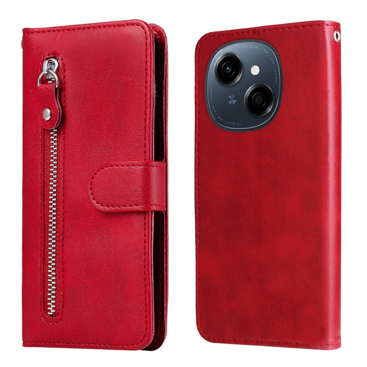 Fashion Calf Texture Zipper Leather Phone Case, For Tecno Spark 40 5G / Spark Go 5G 2025, For Tecno Spark 40C, For Tecno Pova 7 Pro 5G, For Tecno Pova 7 5G, For Tecno Spark 40 Pro+ 4G, For Tecno Spark 40 Pro 4G, For Tecno Spark 40 4G                   ...