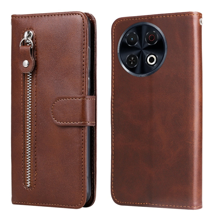 Fashion Calf Texture Zipper Leather Phone Case, For Tecno Spark 40 5G / Spark Go 5G 2025, For Tecno Spark 40C, For Tecno Pova 7 Pro 5G, For Tecno Pova 7 5G, For Tecno Spark 40 Pro+ 4G, For Tecno Spark 40 Pro 4G, For Tecno Spark 40 4G                   ...