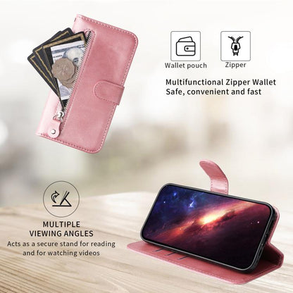 Fashion Calf Texture Zipper Leather Phone Case, For Tecno Spark 40 5G / Spark Go 5G 2025, For Tecno Spark 40C, For Tecno Pova 7 Pro 5G, For Tecno Pova 7 5G, For Tecno Spark 40 Pro+ 4G, For Tecno Spark 40 Pro 4G, For Tecno Spark 40 4G                   ...