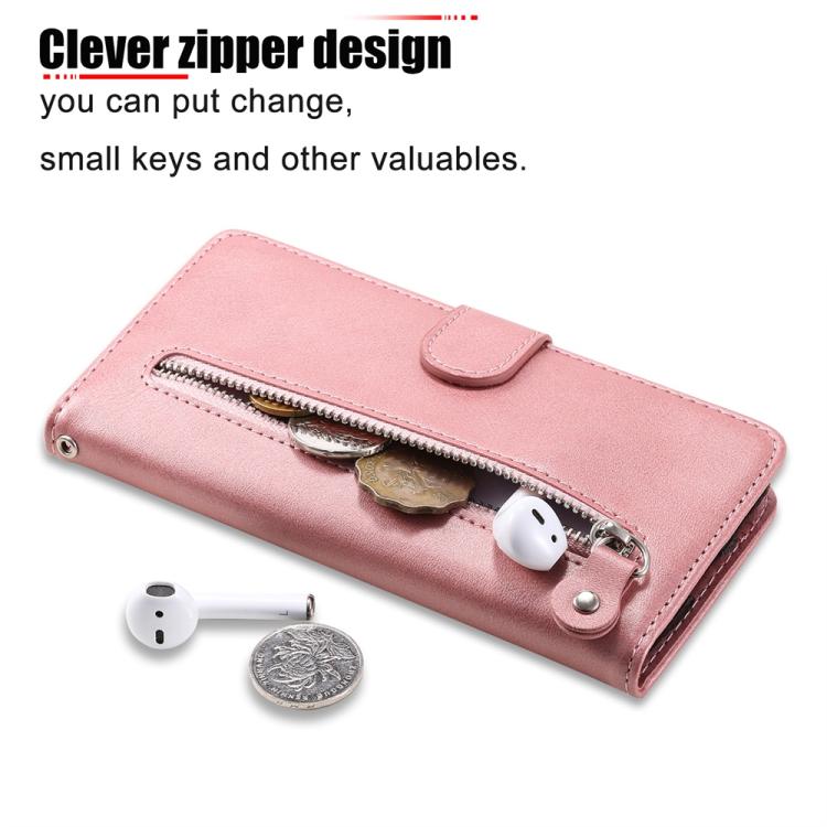 Fashion Calf Texture Zipper Leather Phone Case, For Tecno Spark 40 5G / Spark Go 5G 2025, For Tecno Spark 40C, For Tecno Pova 7 Pro 5G, For Tecno Pova 7 5G, For Tecno Spark 40 Pro+ 4G, For Tecno Spark 40 Pro 4G, For Tecno Spark 40 4G                   ...