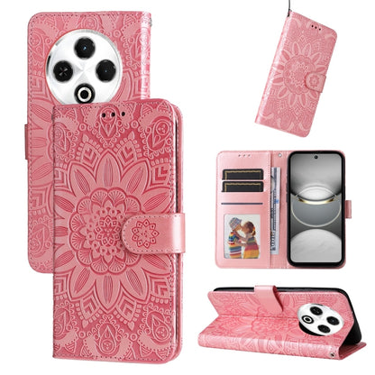 Embossed Sunflower Leather Phone Case, For Tecno Spark 40 5G / Spark Go 5G 2025, For Tecno Spark 40C, For Tecno Pova 7 Pro 5G, For Tecno Pova 7 5G, For Tecno Spark 40 Pro+ 4G, For Tecno Spark 40 Pro 4G, For Tecno Spark 40 4G, For Tecno Pova 7 Ultra 5G ...
