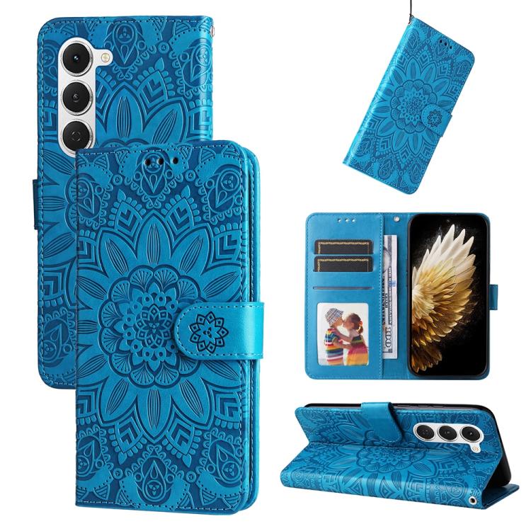 Embossed Sunflower Leather Phone Case, For Tecno Spark 40 5G / Spark Go 5G 2025, For Tecno Spark 40C, For Tecno Pova 7 Pro 5G, For Tecno Pova 7 5G, For Tecno Spark 40 Pro+ 4G, For Tecno Spark 40 Pro 4G, For Tecno Spark 40 4G, For Tecno Pova 7 Ultra 5G ...