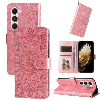 Embossed Sunflower Leather Phone Case, For Tecno Spark 40 5G / Spark Go 5G 2025, For Tecno Spark 40C, For Tecno Pova 7 Pro 5G, For Tecno Pova 7 5G, For Tecno Spark 40 Pro+ 4G, For Tecno Spark 40 Pro 4G, For Tecno Spark 40 4G, For Tecno Pova 7 Ultra 5G ...