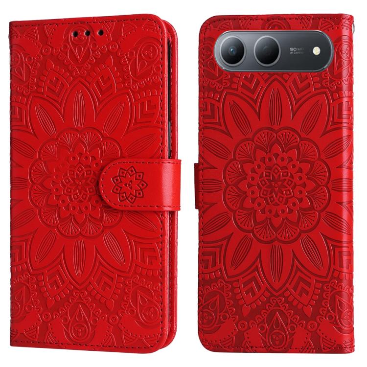 Embossed Sunflower Leather Phone Case, For Tecno Spark 40 5G / Spark Go 5G 2025, For Tecno Spark 40C, For Tecno Pova 7 Pro 5G, For Tecno Pova 7 5G, For Tecno Spark 40 Pro+ 4G, For Tecno Spark 40 Pro 4G, For Tecno Spark 40 4G, For Tecno Pova 7 Ultra 5G ...