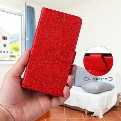 Embossed Sunflower Leather Phone Case, For Tecno Spark 40 5G / Spark Go 5G 2025, For Tecno Spark 40C, For Tecno Pova 7 Pro 5G, For Tecno Pova 7 5G, For Tecno Spark 40 Pro+ 4G, For Tecno Spark 40 Pro 4G, For Tecno Spark 40 4G, For Tecno Pova 7 Ultra 5G ...
