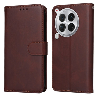 Classic Calf Texture Flip Leather Phone Case, For Tecno Spark 40 5G / Spark Go 5G 2025, For Tecno Spark 40C, For Tecno Pova 7 Pro 5G, For Tecno Pova 7 5G, For Tecno Spark 40 Pro+ 4G, For Tecno Spark 40 Pro  4G, For Tecno Spark 40 4G                    ...