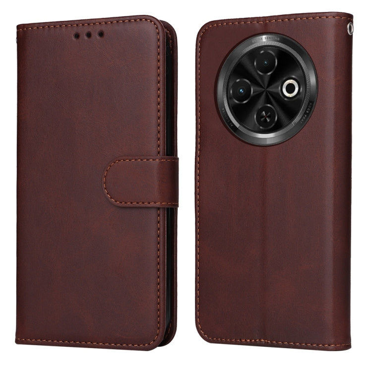 Classic Calf Texture Flip Leather Phone Case, For Tecno Spark 40 5G / Spark Go 5G 2025, For Tecno Spark 40C, For Tecno Pova 7 Pro 5G, For Tecno Pova 7 5G, For Tecno Spark 40 Pro+ 4G, For Tecno Spark 40 Pro  4G, For Tecno Spark 40 4G                    ...