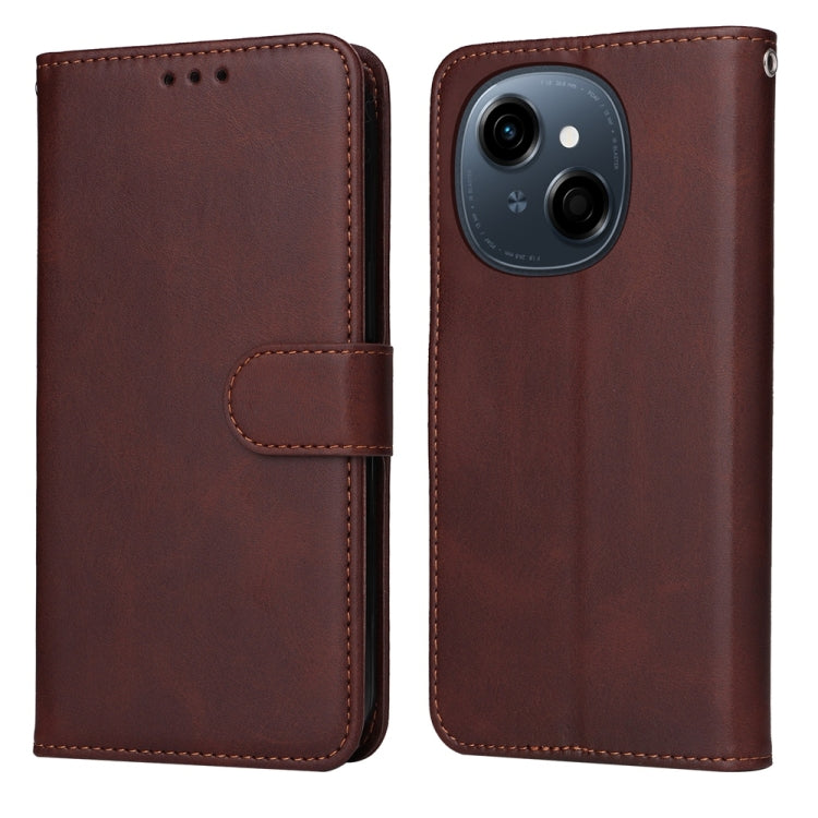 Classic Calf Texture Flip Leather Phone Case, For Tecno Spark 40 5G / Spark Go 5G 2025, For Tecno Spark 40C, For Tecno Pova 7 Pro 5G, For Tecno Pova 7 5G, For Tecno Spark 40 Pro+ 4G, For Tecno Spark 40 Pro  4G, For Tecno Spark 40 4G                    ...