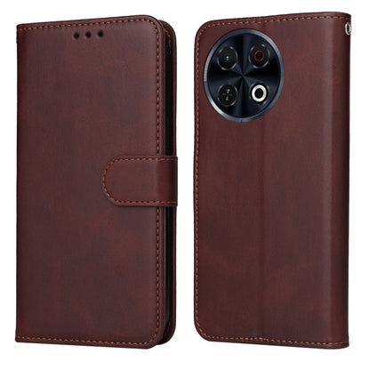 Classic Calf Texture Flip Leather Phone Case, For Tecno Spark 40 5G / Spark Go 5G 2025, For Tecno Spark 40C, For Tecno Pova 7 Pro 5G, For Tecno Pova 7 5G, For Tecno Spark 40 Pro+ 4G, For Tecno Spark 40 Pro  4G, For Tecno Spark 40 4G                    ...