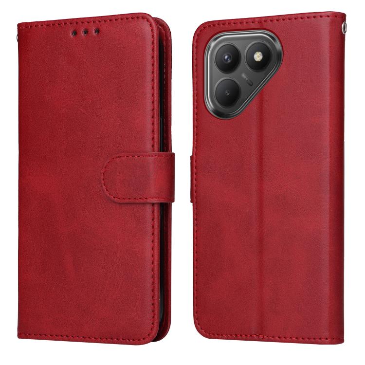 Classic Calf Texture Flip Leather Phone Case, For Tecno Spark 40 5G / Spark Go 5G 2025, For Tecno Spark 40C, For Tecno Pova 7 Pro 5G, For Tecno Pova 7 5G, For Tecno Spark 40 Pro+ 4G, For Tecno Spark 40 Pro  4G, For Tecno Spark 40 4G                    ...