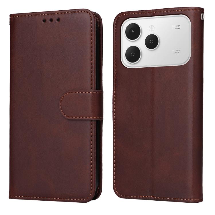 Classic Calf Texture Flip Leather Phone Case, For Tecno Spark 40 5G / Spark Go 5G 2025, For Tecno Spark 40C, For Tecno Pova 7 Pro 5G, For Tecno Pova 7 5G, For Tecno Spark 40 Pro+ 4G, For Tecno Spark 40 Pro  4G, For Tecno Spark 40 4G                    ...