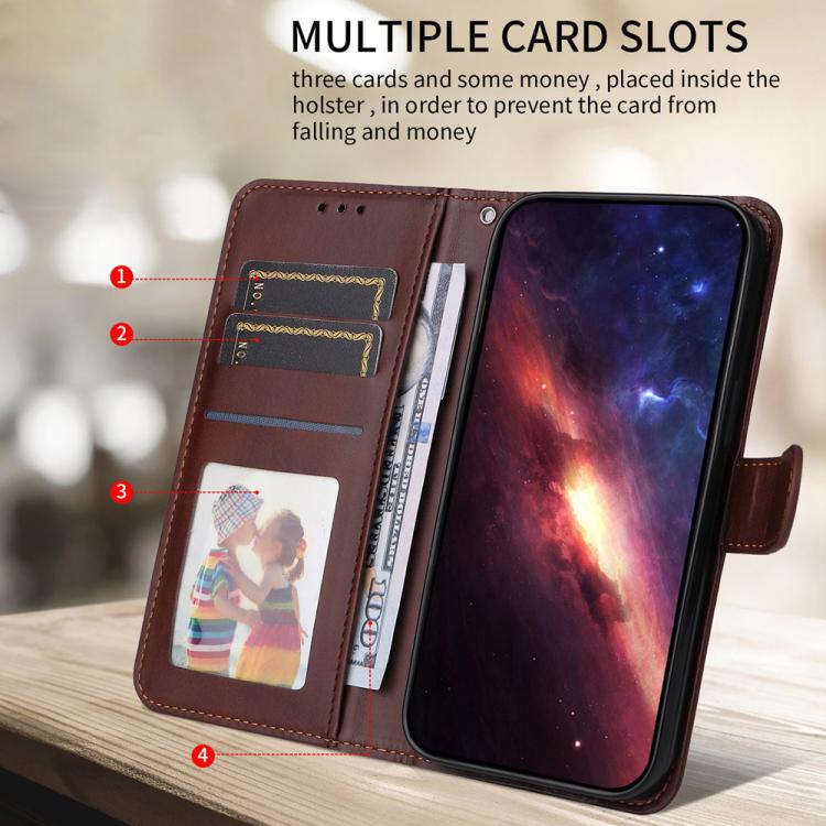 Classic Calf Texture Flip Leather Phone Case, For Tecno Spark 40 5G / Spark Go 5G 2025, For Tecno Spark 40C, For Tecno Pova 7 Pro 5G, For Tecno Pova 7 5G, For Tecno Spark 40 Pro+ 4G, For Tecno Spark 40 Pro  4G, For Tecno Spark 40 4G                    ...