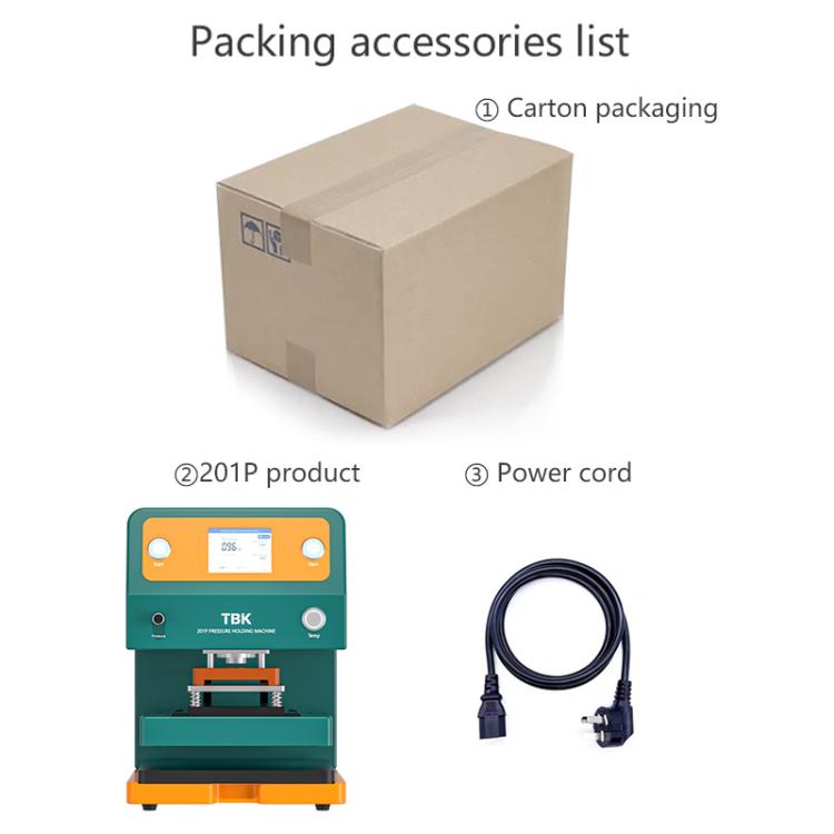 TBK 201P Frame / Screen / Back Cover Pressure Holding Machine with Built-in Vacuum Pump