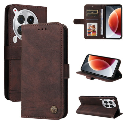 Skin Feel Life Tree Metal Button Leather Phone Case, For Tecno Spark 40 5G / Spark Go 5G 2025, For Tecno Spark 40C, For Tecno Pova 7 Pro 5G, For Tecno Pova 7 5G, For Tecno Spark 40 Pro+ 4G, For Tecno Spark 40 Pro  4G, For Tecno Spark 40 4G             ...