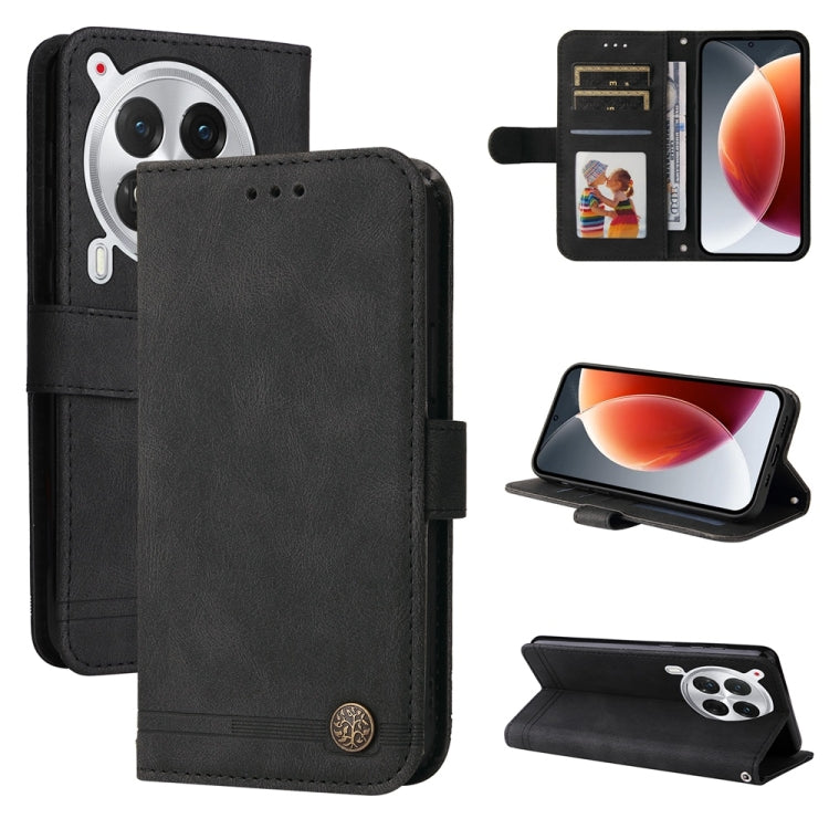 Skin Feel Life Tree Metal Button Leather Phone Case, For Tecno Spark 40 5G / Spark Go 5G 2025, For Tecno Spark 40C, For Tecno Pova 7 Pro 5G, For Tecno Pova 7 5G, For Tecno Spark 40 Pro+ 4G, For Tecno Spark 40 Pro  4G, For Tecno Spark 40 4G             ...