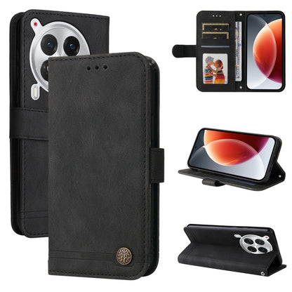 Skin Feel Life Tree Metal Button Leather Phone Case, For Tecno Spark 40 5G / Spark Go 5G 2025, For Tecno Spark 40C, For Tecno Pova 7 Pro 5G, For Tecno Pova 7 5G, For Tecno Spark 40 Pro+ 4G, For Tecno Spark 40 Pro  4G, For Tecno Spark 40 4G             ...