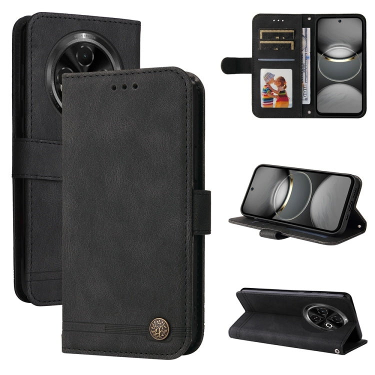 Skin Feel Life Tree Metal Button Leather Phone Case, For Tecno Spark 40 5G / Spark Go 5G 2025, For Tecno Spark 40C, For Tecno Pova 7 Pro 5G, For Tecno Pova 7 5G, For Tecno Spark 40 Pro+ 4G, For Tecno Spark 40 Pro  4G, For Tecno Spark 40 4G             ...