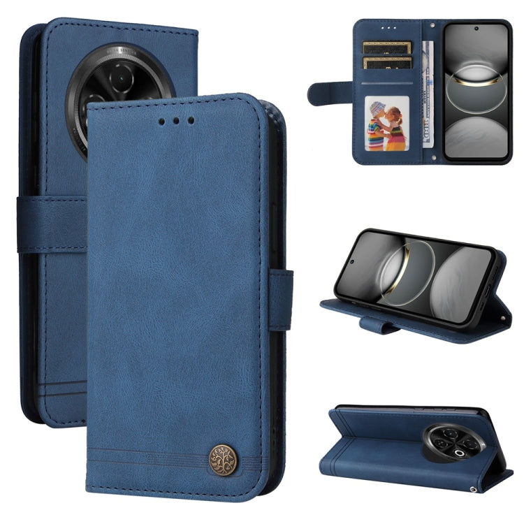 Skin Feel Life Tree Metal Button Leather Phone Case, For Tecno Spark 40 5G / Spark Go 5G 2025, For Tecno Spark 40C, For Tecno Pova 7 Pro 5G, For Tecno Pova 7 5G, For Tecno Spark 40 Pro+ 4G, For Tecno Spark 40 Pro  4G, For Tecno Spark 40 4G             ...