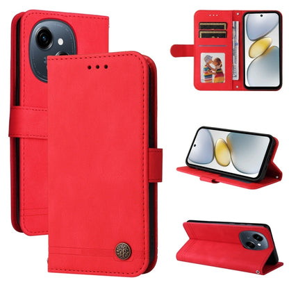 Skin Feel Life Tree Metal Button Leather Phone Case, For Tecno Spark 40 5G / Spark Go 5G 2025, For Tecno Spark 40C, For Tecno Pova 7 Pro 5G, For Tecno Pova 7 5G, For Tecno Spark 40 Pro+ 4G, For Tecno Spark 40 Pro  4G, For Tecno Spark 40 4G             ...