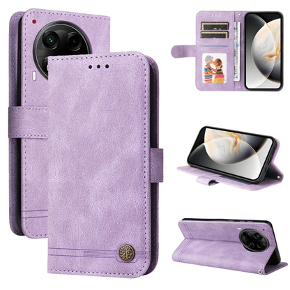 Skin Feel Life Tree Metal Button Leather Phone Case, For Tecno Spark 40 5G / Spark Go 5G 2025, For Tecno Spark 40C, For Tecno Pova 7 Pro 5G, For Tecno Pova 7 5G, For Tecno Spark 40 Pro+ 4G, For Tecno Spark 40 Pro  4G, For Tecno Spark 40 4G             ...