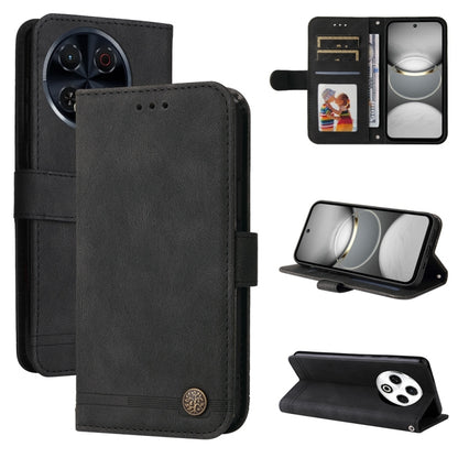 Skin Feel Life Tree Metal Button Leather Phone Case, For Tecno Spark 40 5G / Spark Go 5G 2025, For Tecno Spark 40C, For Tecno Pova 7 Pro 5G, For Tecno Pova 7 5G, For Tecno Spark 40 Pro+ 4G, For Tecno Spark 40 Pro  4G, For Tecno Spark 40 4G             ...