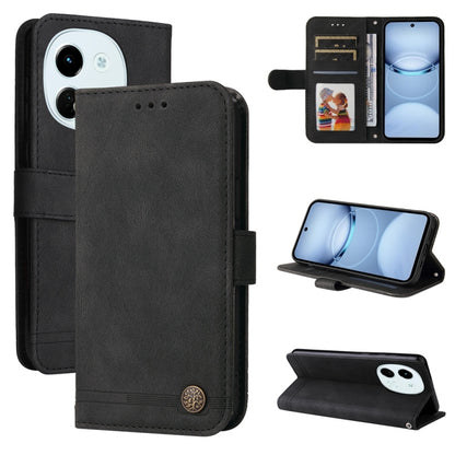 Skin Feel Life Tree Metal Button Leather Phone Case, For Tecno Spark 40 5G / Spark Go 5G 2025, For Tecno Spark 40C, For Tecno Pova 7 Pro 5G, For Tecno Pova 7 5G, For Tecno Spark 40 Pro+ 4G, For Tecno Spark 40 Pro  4G, For Tecno Spark 40 4G             ...