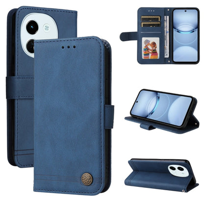 Skin Feel Life Tree Metal Button Leather Phone Case, For Tecno Spark 40 5G / Spark Go 5G 2025, For Tecno Spark 40C, For Tecno Pova 7 Pro 5G, For Tecno Pova 7 5G, For Tecno Spark 40 Pro+ 4G, For Tecno Spark 40 Pro  4G, For Tecno Spark 40 4G             ...