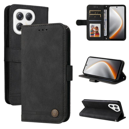 Skin Feel Life Tree Metal Button Leather Phone Case, For Tecno Spark 40 5G / Spark Go 5G 2025, For Tecno Spark 40C, For Tecno Pova 7 Pro 5G, For Tecno Pova 7 5G, For Tecno Spark 40 Pro+ 4G, For Tecno Spark 40 Pro  4G, For Tecno Spark 40 4G             ...
