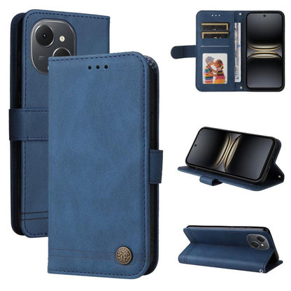 Skin Feel Life Tree Metal Button Leather Phone Case, For Tecno Spark 40 5G / Spark Go 5G 2025, For Tecno Spark 40C, For Tecno Pova 7 Pro 5G, For Tecno Pova 7 5G, For Tecno Spark 40 Pro+ 4G, For Tecno Spark 40 Pro  4G, For Tecno Spark 40 4G             ...