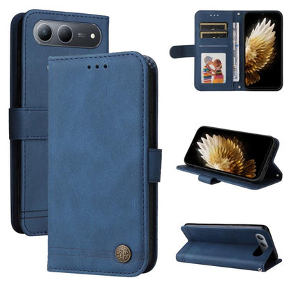 Skin Feel Life Tree Metal Button Leather Phone Case, For Tecno Spark 40 5G / Spark Go 5G 2025, For Tecno Spark 40C, For Tecno Pova 7 Pro 5G, For Tecno Pova 7 5G, For Tecno Spark 40 Pro+ 4G, For Tecno Spark 40 Pro  4G, For Tecno Spark 40 4G             ...