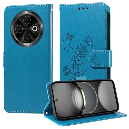 Embossed Butterfly Flowers Leather Phone Case, For Tecno Spark 40 5G / Spark Go 5G 2025, For Tecno Spark 40C, For Tecno Pova 7 Pro 5G, For Tecno Pova 7 5G, For Tecno Spark 40 Pro+ 4G, For Tecno Spark 40 Pro  4G, For Tecno Spark 40 4G                   ...