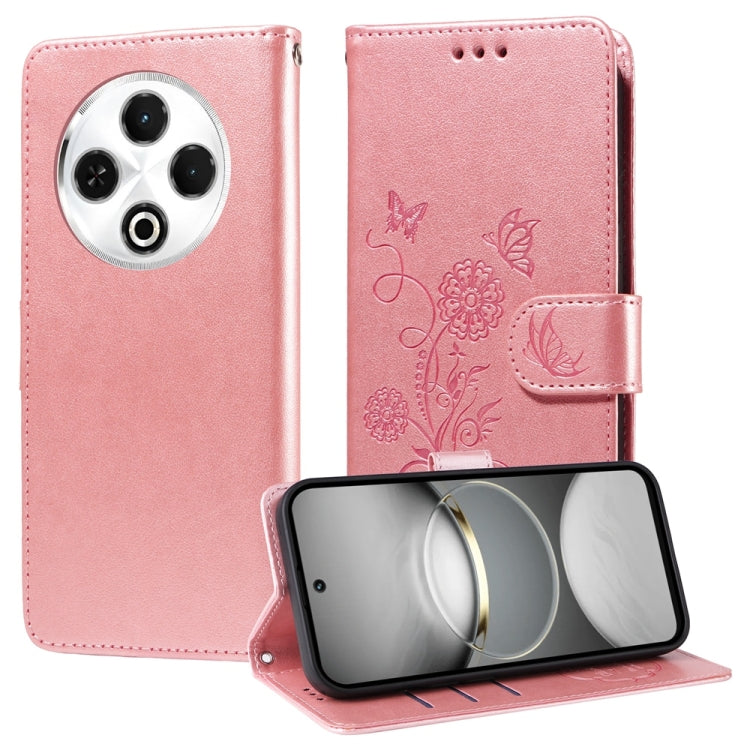 Embossed Butterfly Flowers Leather Phone Case, For Tecno Spark 40 5G / Spark Go 5G 2025, For Tecno Spark 40C, For Tecno Pova 7 Pro 5G, For Tecno Pova 7 5G, For Tecno Spark 40 Pro+ 4G, For Tecno Spark 40 Pro  4G, For Tecno Spark 40 4G                   ...
