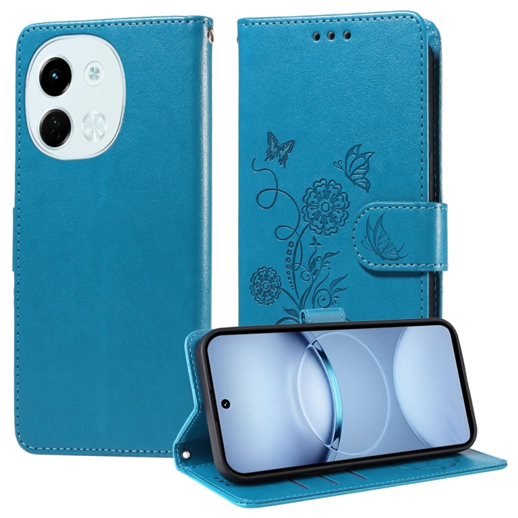 Embossed Butterfly Flowers Leather Phone Case, For Tecno Spark 40 5G / Spark Go 5G 2025, For Tecno Spark 40C, For Tecno Pova 7 Pro 5G, For Tecno Pova 7 5G, For Tecno Spark 40 Pro+ 4G, For Tecno Spark 40 Pro  4G, For Tecno Spark 40 4G                   ...