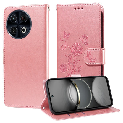 Embossed Butterfly Flowers Leather Phone Case, For Tecno Spark 40 5G / Spark Go 5G 2025, For Tecno Spark 40C, For Tecno Pova 7 Pro 5G, For Tecno Pova 7 5G, For Tecno Spark 40 Pro+ 4G, For Tecno Spark 40 Pro  4G, For Tecno Spark 40 4G                   ...