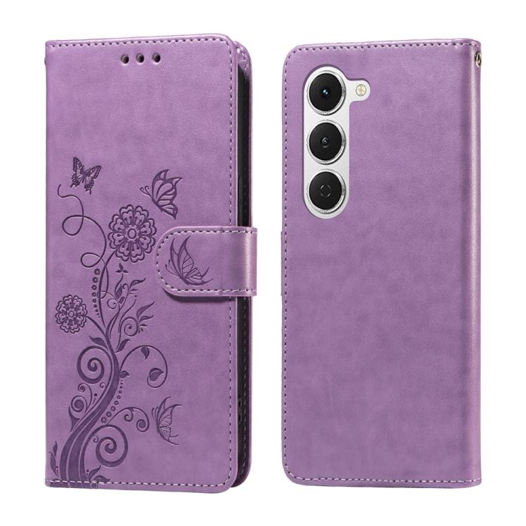 Embossed Butterfly Flowers Leather Phone Case, For Tecno Spark 40 5G / Spark Go 5G 2025, For Tecno Spark 40C, For Tecno Pova 7 Pro 5G, For Tecno Pova 7 5G, For Tecno Spark 40 Pro+ 4G, For Tecno Spark 40 Pro  4G, For Tecno Spark 40 4G                   ...