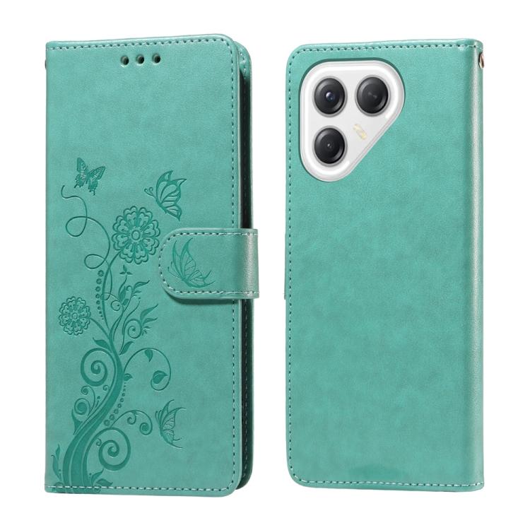 Embossed Butterfly Flowers Leather Phone Case, For Tecno Spark 40 5G / Spark Go 5G 2025, For Tecno Spark 40C, For Tecno Pova 7 Pro 5G, For Tecno Pova 7 5G, For Tecno Spark 40 Pro+ 4G, For Tecno Spark 40 Pro  4G, For Tecno Spark 40 4G                   ...