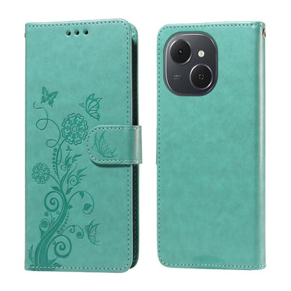 Embossed Butterfly Flowers Leather Phone Case, For Tecno Spark 40 5G / Spark Go 5G 2025, For Tecno Spark 40C, For Tecno Pova 7 Pro 5G, For Tecno Pova 7 5G, For Tecno Spark 40 Pro+ 4G, For Tecno Spark 40 Pro  4G, For Tecno Spark 40 4G                   ...