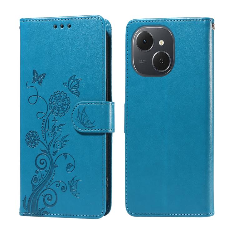 Embossed Butterfly Flowers Leather Phone Case, For Tecno Spark 40 5G / Spark Go 5G 2025, For Tecno Spark 40C, For Tecno Pova 7 Pro 5G, For Tecno Pova 7 5G, For Tecno Spark 40 Pro+ 4G, For Tecno Spark 40 Pro  4G, For Tecno Spark 40 4G                   ...