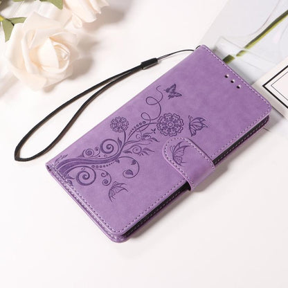 Embossed Butterfly Flowers Leather Phone Case, For Tecno Spark 40 5G / Spark Go 5G 2025, For Tecno Spark 40C, For Tecno Pova 7 Pro 5G, For Tecno Pova 7 5G, For Tecno Spark 40 Pro+ 4G, For Tecno Spark 40 Pro  4G, For Tecno Spark 40 4G                   ...
